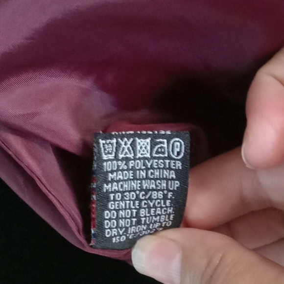 Lon nyc maroon across the pond quilted jacket XL - Picture 5 of 8